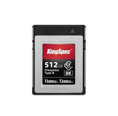 China Kingspec CFexpress Wholesale Plastic 512GB High Quality Card For 4K Video Memory Raw Card For Camera for sale