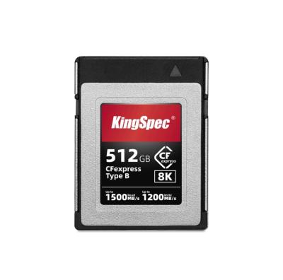 China Plastic Appropriate Price Kingspec CFexpress Good Quality 512GB Card For 4K Video Memory Raw Card For Camera for sale