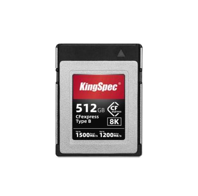 China Plastic Fine Quality Kingspec CFexpress Card 512GB For 4K Video Memory Raw Card For Camera for sale