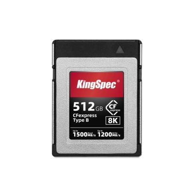 China Hot Sale Kingspec CFexpress Good Quality 512GB Card Plastic For 4K Video Memory Raw Card For Camera for sale