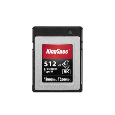 China Best Price Top Quality Kingspec CFexpress 512GB Plastic Card For 4K Video Memory Raw Card For Camera for sale