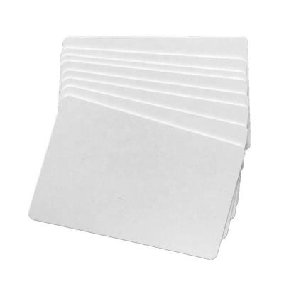 China Waterproof / CMRFID White PVC 125khz waterproof rfid em4300 TK4100 id card with cr80 1K chip smart rfid printable blank cards Canton 13.56 for sale