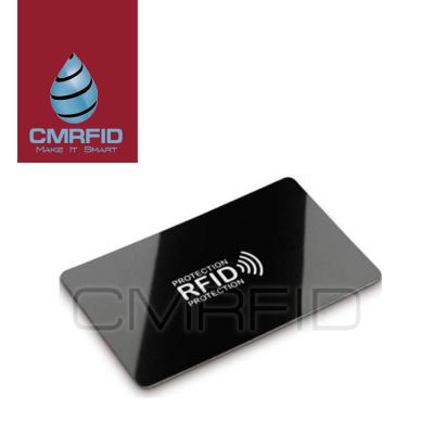 China Wholesale credit card rfid blocking card with chip credit card protector rfid blocking for sale