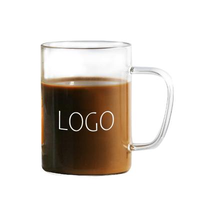 China Tasse En Verre Vaso Tazas De Vidrio Coffee Mugs Viable Cold Glass Clear Mug Mugs Cup Drinkware Glass Customizable Coffee Mugs With Lid for sale