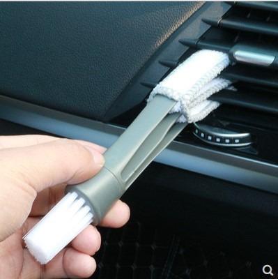 China Popular Portable Viable Window Slot Brush Screen Dust Keyboard Drawer Wardrobe Corner Space Cleaning Brush With Dustpan for sale