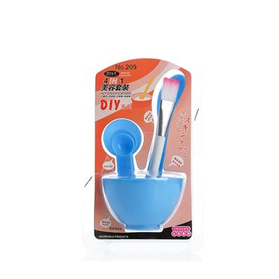 China Wholesale Plastic Viable Beauty Tool Set Hot Products Hot Products Plastic Viable Face Mask Mixing Bowl Face Mask Mixing Bowl With Brush for sale