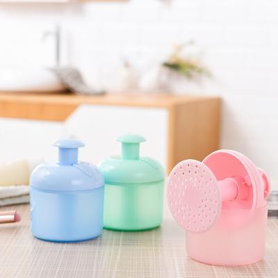 China Foam Maker New Product Apple Detergent Facial Plastic Bubbler Facial Cleansing Face Wash Foam Cups Wholesale for sale