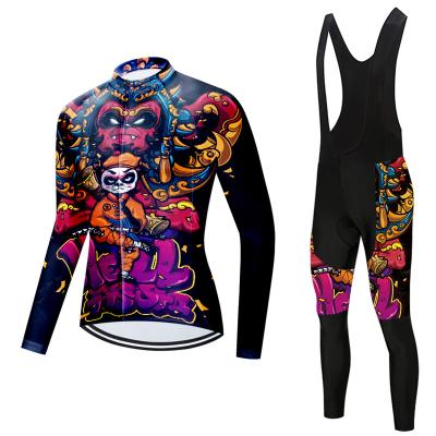 China Breathable Manufacturer direct sales men's cycling suit Racing bicycle shirt Mountain bike cycling suit pants OEM customization for sale