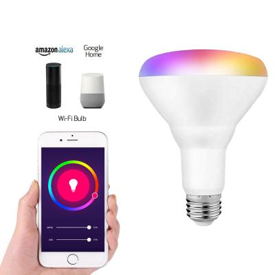 China High Quality Residential Homekit WIFI Alexa Bulb 15w Dimmable 220v E27 60W 20W B22 RGB Smart LED Light Bulb for sale