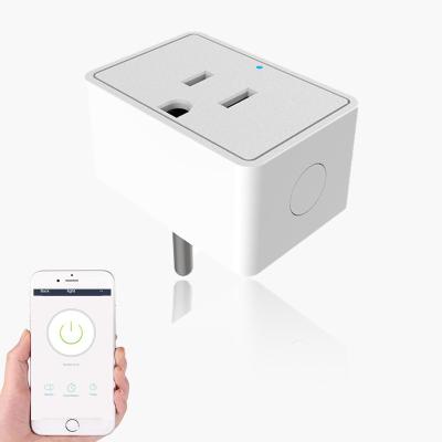 China Wifi Outlet USA Alexa R-U Tuya Smart Home Switch Wi-Fi Wall Power Outlet Wifi Switches and 16 Amp Adapter Outlets for sale