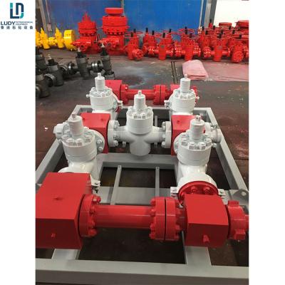 China Test API 16C Test Petroleum Gas Water 5k 10k Well Choking Well And Yancheng Factory Kill Well Manifold for sale