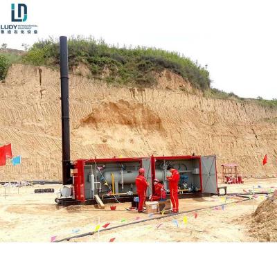 China High Pressure Well Test Drilling Equipment Trailer Integrated 48x15 Three Phase Separator for sale