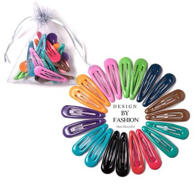 China Sweet Hot Sales Korean Baby Style Hair Clips Side Clip Hairpins Candy Color Hairpins For Girls for sale