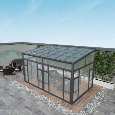 China Oblique Roof Sunshine Room, Customized Sunshine Room, Bridge Cut Aluminum Sunshine Room, Aluminum Alloy Sunshine Room for sale