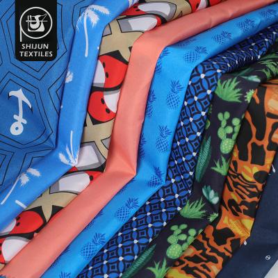 China China Supplier Flower Design 100% Polyester Fabric Stretch Printed Fabric For Swimming Pants for sale