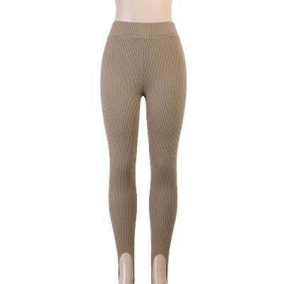 China Anti-Wrinkle Women's Yoga Pants Slim Fit Leggings Leggings Tight Sports Pants Based Casual Pants for sale