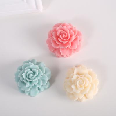 China Lovely Sustainable Ins Carnation Wind Gifts Flower Candle Mold DIY Scented Candle Soap Mold for sale