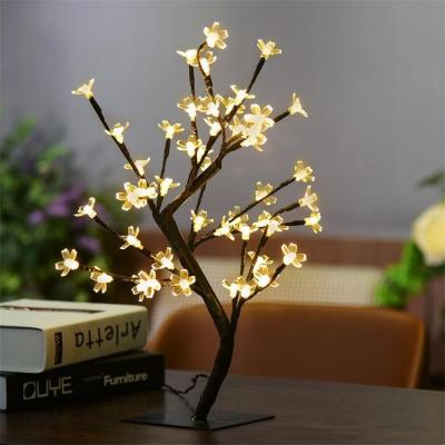 China High Quality Warm White 48 LED Cherry Blossom Tree Led Tree Home Decoration for sale