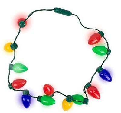 China The necklace lights the Christmas bulb high quality necklace for sale