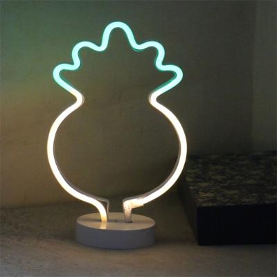 China Best Selling New Design Home Decoration Pineapple Neon Light for sale