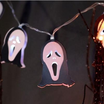 China Led Lights 1 2 3 m High Quality 5 String 10 20 LED Halloween Decoration Lights Ghost String Lights for sale