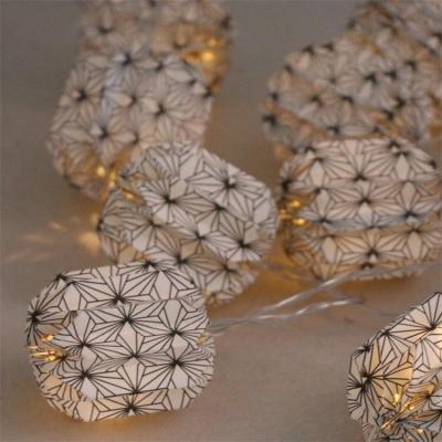 China High Quality Led String Lights Party Decoration Home Paper Lantern Led Lights for sale