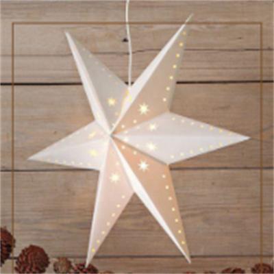 China Led paper lantern lights party home decoration hanging star led paper lantern lights for sale