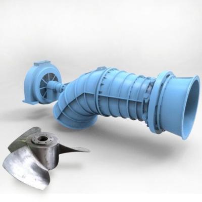 China Stainless Or Carbon Steel Tubular Hydraulic Turbine Generator / Wasserturbine FR Zu Hause for sale