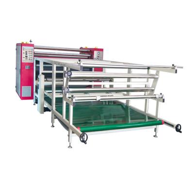 China Garment Shops Polyester FabricCalandra Roll Heat Press Sublimation Printing Machine for sale