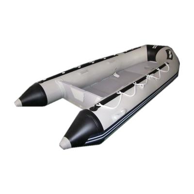 China Fishing Activity CE Aluminum Floor Boat Inflatable Rubber Dinghy For Sale for sale