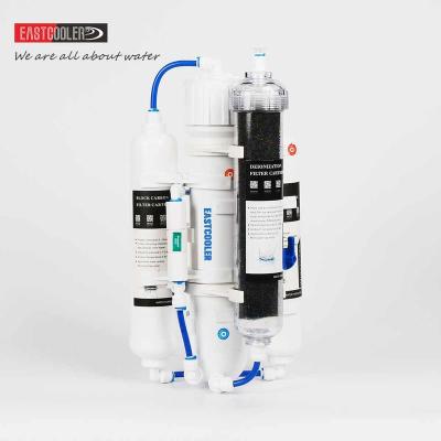 China Hotel Eastcooler Hot Sale RO Water Filter System 4 Stage Aquarium DI System Water Purifier Wholesale for sale