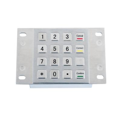 China Customized Computer Keyboard Industry IP65 Kiosk Waterproof Metal ATM Industrial Keyboard for sale