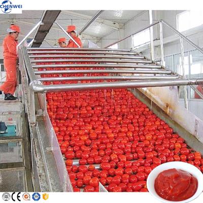 China High Quality Factory Small Scale Tomato Sauce Processing Plant Bagged Tomato Sauce Making Machine for sale