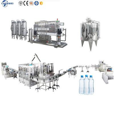 China Work Efficiently Hot Sale Complete Bottled Pure Water Mineral Water Filling Production Line Turnkey Project for sale