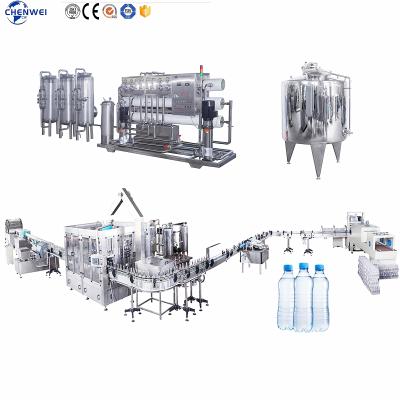 China Efficiently Work 3000-6000 BPH High Quality Pet Bottled Water Processing Plant Line For Sale for sale