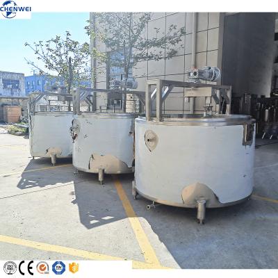 China High Effeciency Shanghai Chenwei High Quality 500L Cheese Processing Line Factory for sale