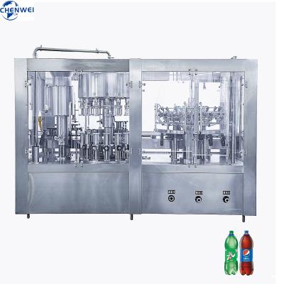 China Work hot sale effectively! soda drinks carbonated soft drink production line pet bottle beverage machinery for sale