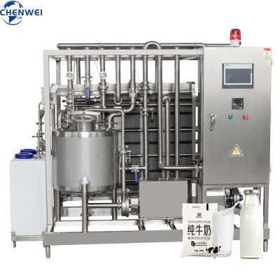 China Hot Sale 1000L/H Pouch Bottle Pasteurized Dairy Milk Production Line for sale