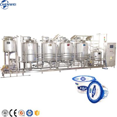 China High Efficiency Hot Sale 1000LPH Yogurt Making Machine Cup Yogurt Processing And Packaging Machine for sale