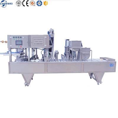 China Cup-No Plug Shanghai CW 1800-3600 Automatic Small Automatic Yogurt Water Cup Filling Machine On Sale for sale