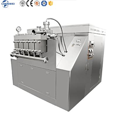 China Easy Operation Food Grade Industrial High Pressure Milk Homogenizer For Yogurt Ice Cream for sale