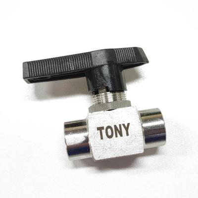 China General TONY High Pressure Stainless Steel SS304 Ball Valve Female Thread Ball Valve for sale