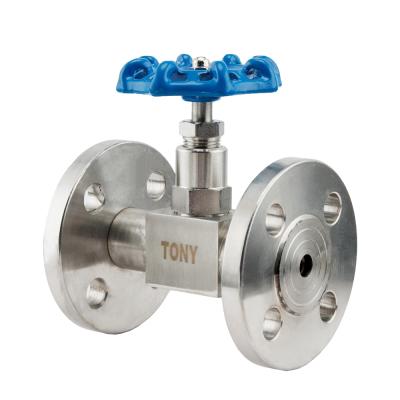 China General TONY Flange Type Needle Valve Stainless Steel Fluid Control Needle Valve for sale