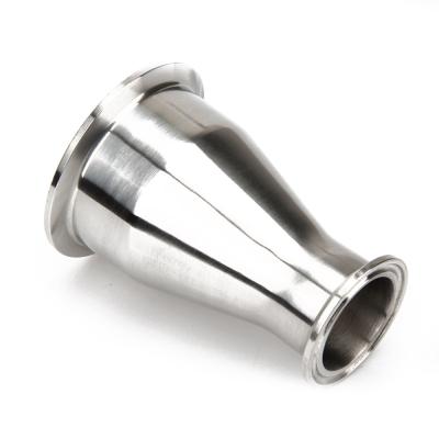 China Beverage & TONY Sanitary Pipe Fitting Stainless Steel Tri Clamp Food Concentric Reducer SS304 SS316 for sale