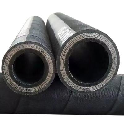 China Heat-Resistance/Wear-Resistance/High Pressure Multilayer Steel Braided EN High Pressure Hydraulic Rubber Fuel Hose SAE100R DIN Hydraulic Hose for sale