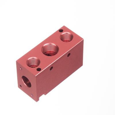 China Customized Rapid Red Anodized Stainless Steel Auto Prototype High Precision CNC Milling Machine Parts for sale