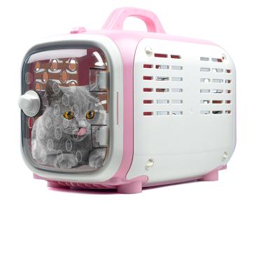 China Wholesale Viable Carry Cage Portable Plastic Travel Durable Airline Pet Box Outdoor Pet Cage for sale