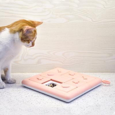 China NEW DESIGN Pet Food Bowl Feeder Puzzle Pet Feeder Sustainable High Quality Slow Interactive Slow Dog Treat Dispensing Dish for sale