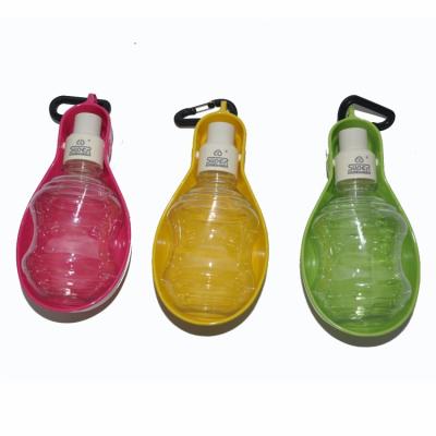 China Viable Most Popular Portable Plastic Pet Travel Drinking Bottle Dog Outdoor Water Bottle for sale