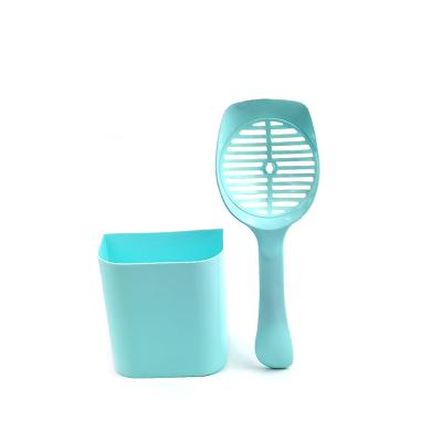 China Wholesale Viable Pet Accessories Dog Poop Scoop Set Plastic Garbage Scoop Long Pet Handle With Cover for sale